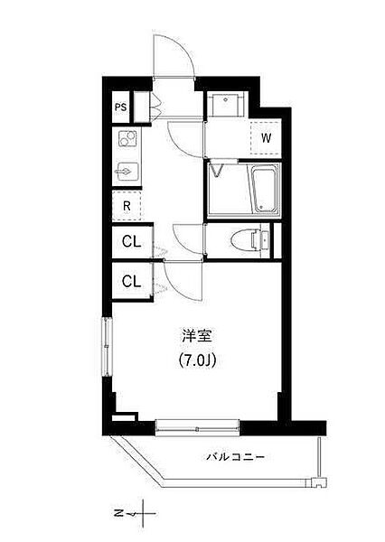 東京都文京区関口１丁目(賃貸マンション1K・3階・25.34㎡)の写真 その2