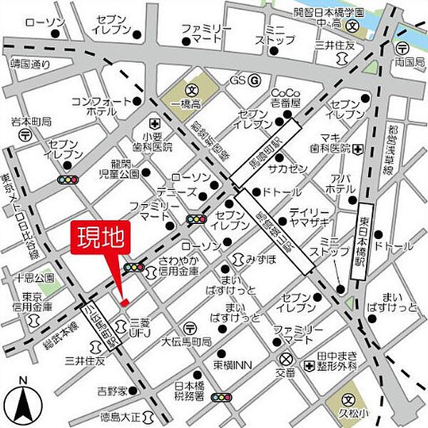 東京都中央区日本橋小伝馬町(賃貸マンション1LDK・4階・35.69㎡)の写真 その17