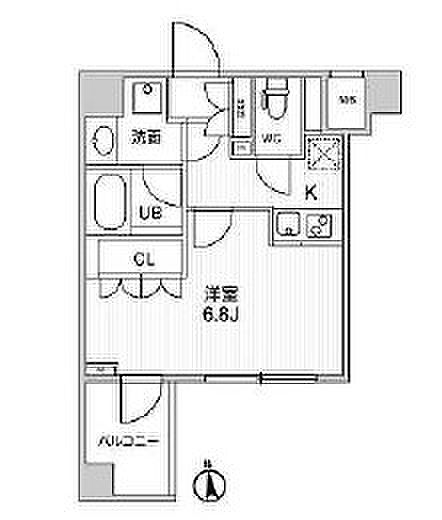 東京都新宿区西五軒町(賃貸マンション1K・1階・25.01㎡)の写真 その2