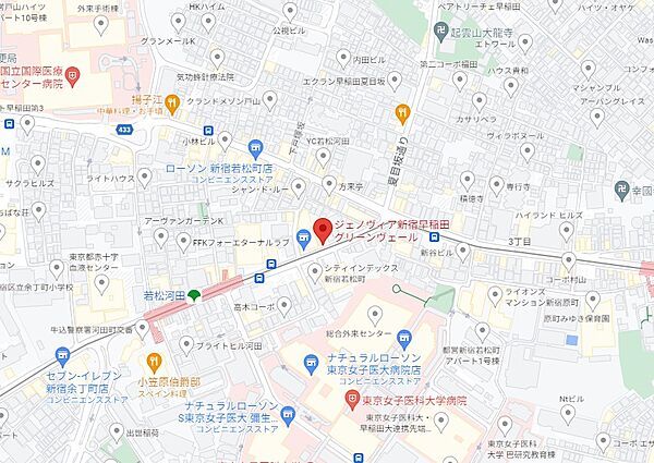 東京都新宿区若松町(賃貸マンション1K・12階・25.59㎡)の写真 その24