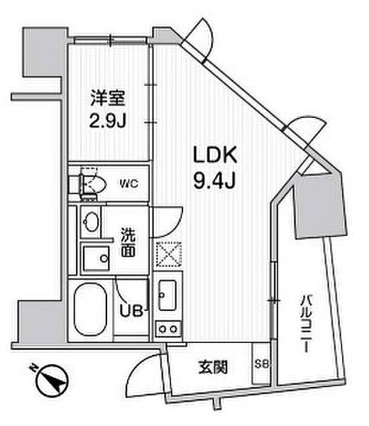 東京都豊島区巣鴨２丁目(賃貸マンション1LDK・4階・30.45㎡)の写真 その2