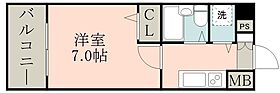 鹿児島県鹿児島市宇宿１丁目（賃貸マンション1K・4階・19.60㎡） その2