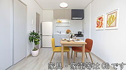 JR鹿児島本線 川内駅 徒歩37分の賃貸アパート 2階2DKのリビング/ダイニング