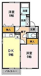 間取図画像 2DK