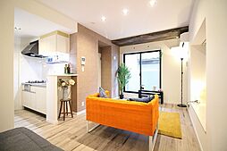 鹿児島市電2系統 朝日通駅 徒歩10分の賃貸マンション 4階ワンルームのリビング/ダイニング