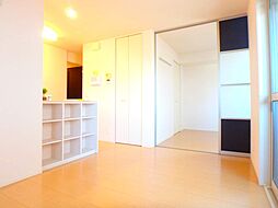 鹿児島市電1系統 騎射場駅 徒歩6分の賃貸アパート 3階1LDKのリビング/ダイニング