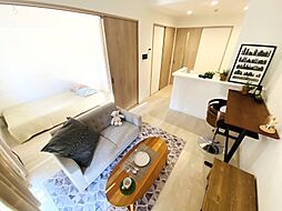 鹿児島市電1系統 騎射場駅 騎射場下車 徒歩5分の賃貸マンション 2階1LDKのリビング/ダイニング