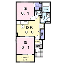 JR鹿児島本線 川内駅 バス4分 喜入下車 徒歩7分 1階/-