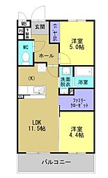 JR日豊本線 重富駅 徒歩17分 3階/-