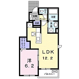 間取図画像 1LDK
