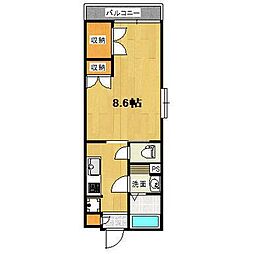 鹿児島市電1系統 騎射場駅 徒歩8分 2階/-