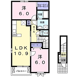 JR鹿児島本線 鹿児島駅 バス22分 七社下車 徒歩5分 2階/-