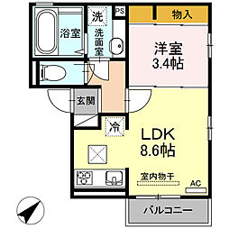 バス 西陵二丁目下車 徒歩3分 1階/-