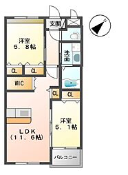 JR鹿児島本線 鹿児島駅 バス30分 種畜場前下車 徒歩5分 2階/-