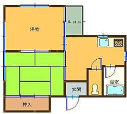 間取図画像 2K