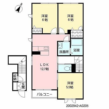 プレミアス中名_間取り_0