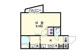 鹿児島県鹿児島市荒田１丁目（賃貸マンション1K・4階・26.08㎡） その2