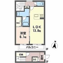 鹿児島県鹿児島市谷山中央１丁目（賃貸マンション1LDK・2階・61.87㎡） その2