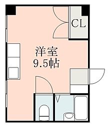 ハイツ・ユニバーシティ ワンルームの間取図画像