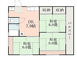 DREAM903号棟 3DKの間取図画像