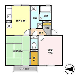 バス 学校前（吉田南中）下車 徒歩6分