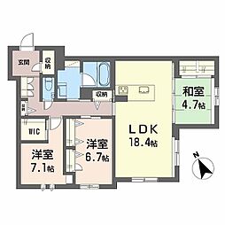 間取図画像 3LDK