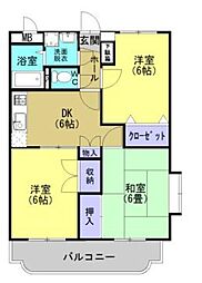 アグリR&O 3DKの間取図画像