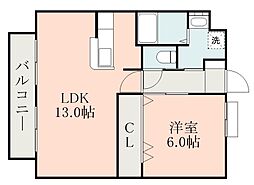 間取図画像 1LDK