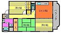 パープルセブンM4階6.7万円