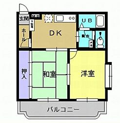 間取図画像 2DK