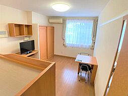 鹿児島市電1系統 二軒茶屋駅 徒歩11分の賃貸アパート 1階1Kのリビング/ダイニング