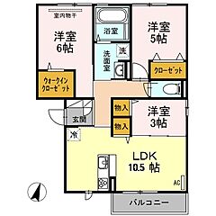 物件の間取り