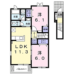 JR鹿児島本線 鹿児島中央駅 バス38分 花野入口下車 徒歩2分 2階/-