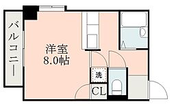 セレーネ 1Kの間取図画像
