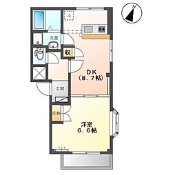 鹿児島市電1系統 二軒茶屋駅 徒歩3分 2階/-