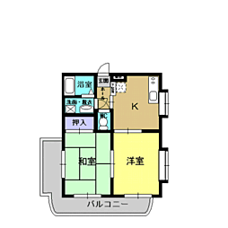 間取図画像 ワンルーム