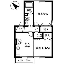 バス 紫原中央下車 徒歩4分 2階/-