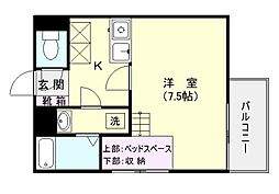 鹿児島市電2系統 中郡駅 徒歩4分 3階/-
