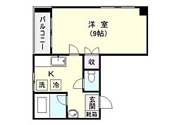 鹿児島市電2系統 都通駅 甲南高校前下車 徒歩9分 3階/-