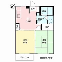 物件の間取り