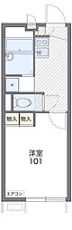 アバンティ 1Kの間取図画像