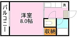 OAKVILLAKAGOSHIMA5th 1Kの間取図画像