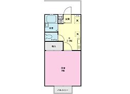 CASAT'S 1Kの間取図画像