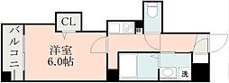 S-RESIDENCE鴨池PRIMO 1Kの間取図画像
