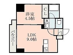 さくらヒルズ樋之口壱番館 1LDKの間取図画像