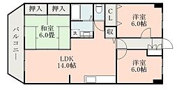 鹿児島市電1系統 騎射場駅 徒歩12分 3階/-