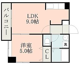 カラーズ 1LDKの間取図画像