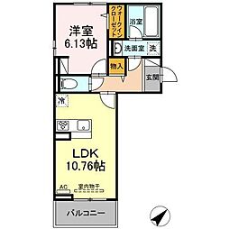 鹿児島市電1系統 笹貫駅 徒歩2分 1階/-