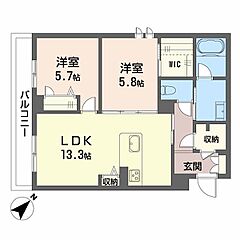 物件の間取り