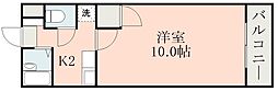 シェソワ・中野 1Kの間取図画像